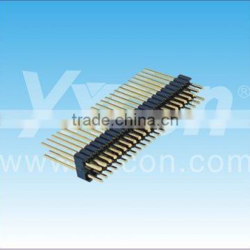 Dongguan factory 1.27*2.54mm pitch dual row straight male PCB connector