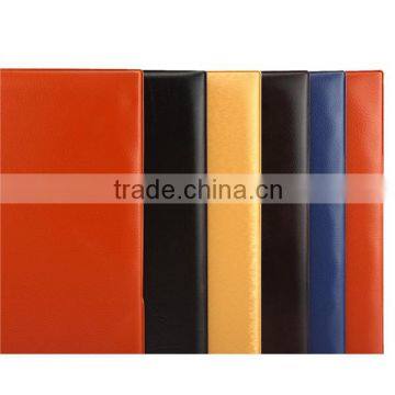 Top Quality Cheap Promotion work experience certificate sample a4 size 5 color leather certificate folder