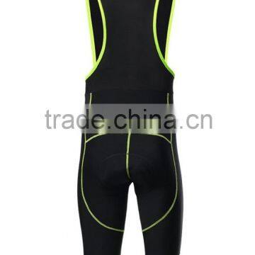 Unisex unpadded professional cycling bib shorts