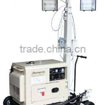 Power 2000w,gasoline or Diesel Engine ,industrial Mobile Light Tower photo-5