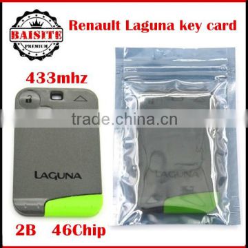 2016 New Arrival car key For Renault Laguna 2 Button Remote Key 433MHZ renault laguna blank car key on hot sales