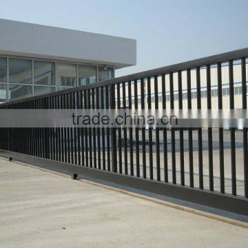 wrought iron sliding security steel gate design