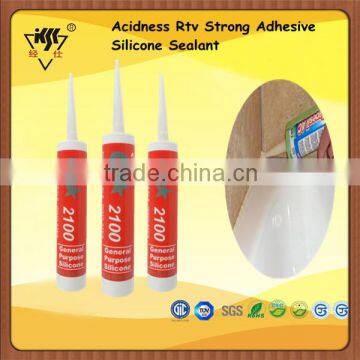 Acidness Rtv Strong Adhesive Silicone Sealant Applied To Thermost Housing