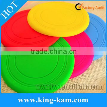 Silicon Soft Frisbee For Training Dog fold up frisbee