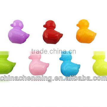 fashion bright color decorative acrylic duck beads