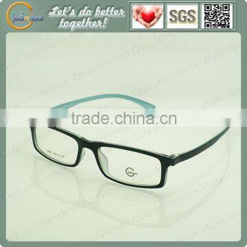 Thick frame glasses round shape optical tr90 frame ready stock