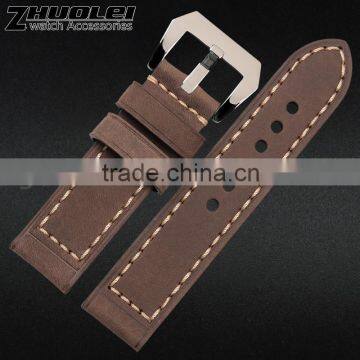 Newest Bracelet Cool Handmade Leather Watch Band Fashion Belt 20|22|24|26mm Wholesale 3PCS photo-3