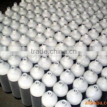 10L Aluminum Oxygen Cylinder (Black and White)