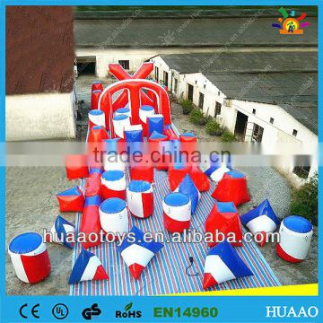 High quality inflatable paintball obstacle