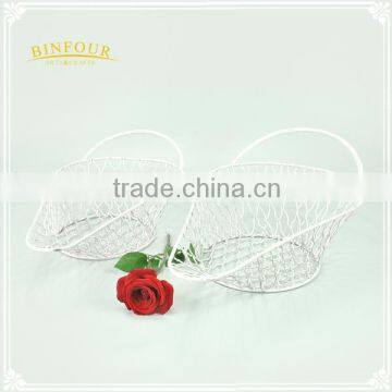 Wrought Iron Wire Storage Basket Fruit Basket Stand as Promotion Gifts photo-2