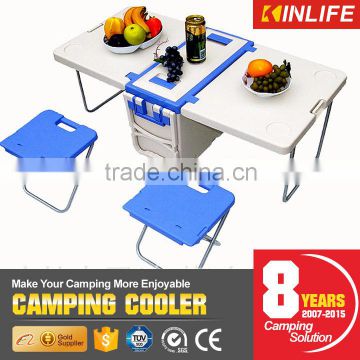 Travel Insulated Ice Box With Fold-able Table and Chair                        
                                                Quality Choice