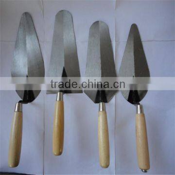 Multi-fuction tools,wooden handle bricklayer trowel,carbon steel blade tools