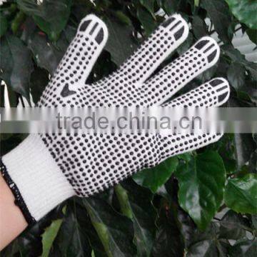 Safety working PVC dotted gloves supplier