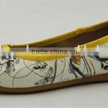Ladies Comfortable Flat Shoe With TPR Outsole photo-4