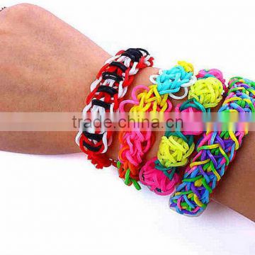 colourful silicone bracelet ,silicone loom bands in high quality,silicone hemp flowers bracelet