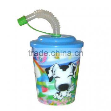 Promotional Small Capacity Cup With Straw for Kids
