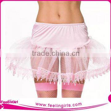 New Arrival High Quality Women Pink Petticoat Short Skirt