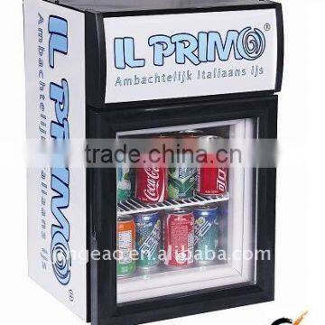 20L mini display freezer,ice cream chiller