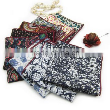 Fashion Woven handkerchief For Men,Printed Pattern pocket tissue handkerchief for sale