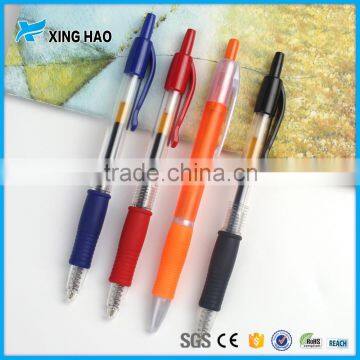 Promotion cheap plastic advertising ball pen with comfortable grip