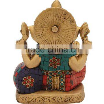 Sitting Ganesha With Couch 6" photo-3