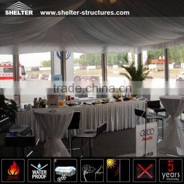 Durable Long Life Span Glass Door Canopy Tent With Lining and Curtains Decorations for Sale photo-3