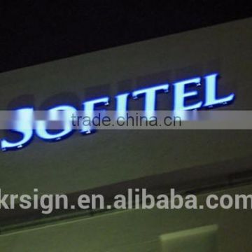 Advertising Display Facelit and Backlit LED letter sign