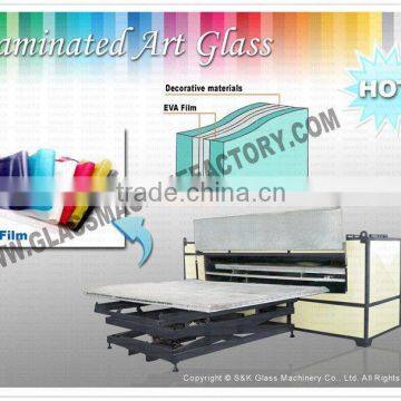 EVA glass laminating machine laminated glass making machine