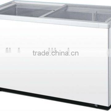 sloped glass door freezer dc compressor freezer glass door display freezers