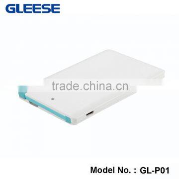 GLEESE Power Bank Card Gift Customized Designs Ultra Slim Power Bank