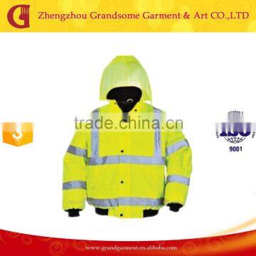 Fluorescent Yellow Waterproof Reflective Safety Workwear