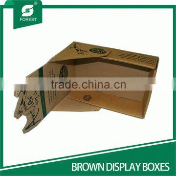 BROWN CARDBOARD DISPLAY BOXES WITH CUSTOM LOGO photo-5