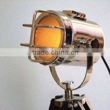 Silver Finishing Floor Nautical Table Nautical Vintage Design Floor Lamp - Chrome Finish