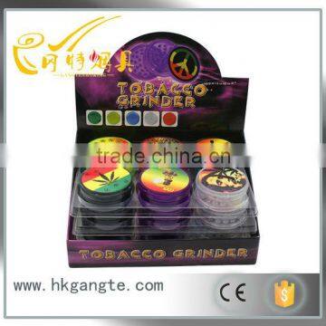 New design Colorful Herb Grinder GT05018 3layers best price factory oem