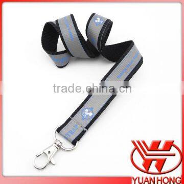 MOQ:3,000PCS Polyester Reflective lanyard/reflective string lanyard