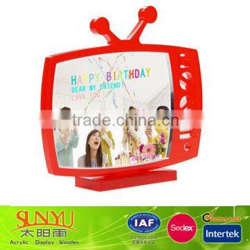 hot selling acrylic leather photo frame