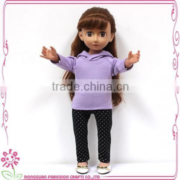 Popular 18 inch nude fashion handmade craft silicone baby doll