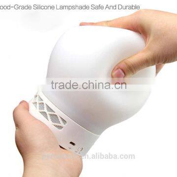 Wireless Color Changing Fashion Led Music Table Lamp With Bluetooth Speaker and Touch Responsive photo-2