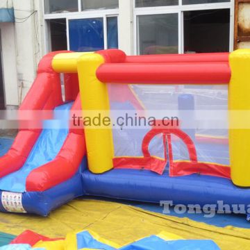 new design inflatable castle with slide