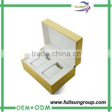 Portable jewelry display case pu leather box