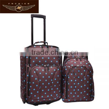 hot selling girls women 2pc polyester suitcase sets