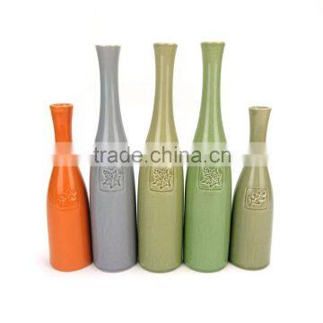 Quality Colorful Bottle Shaped Small Flower Vase photo-2