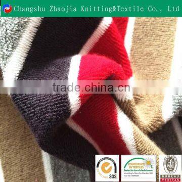 High quality stripe print cvc fabric for sofa ZJ038