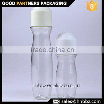 40ml 70ml leakproof transparent roller ball antiperspirant bottle