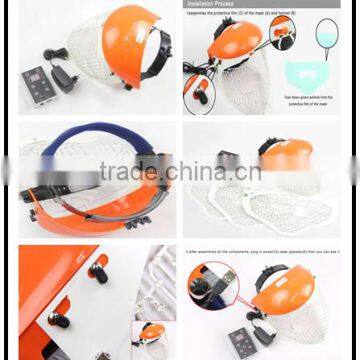 China Portable Three Colors LED Light Skin Care Led Face Mask photo-6