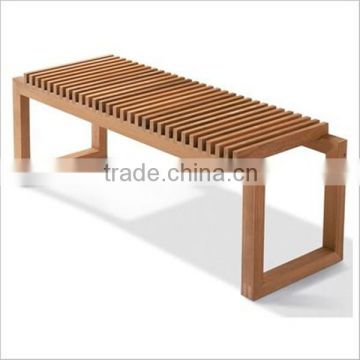 2014 high quality factory offer cheap customized brand bamboo bench with CE ROHS