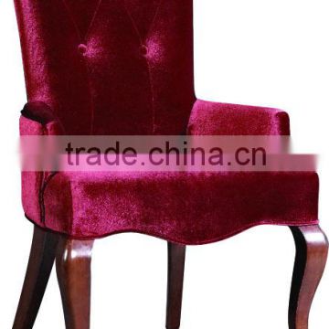 Home Furniture Living Room Sofa /Modern Red Armchair Luxury Sofa Chair /Leisure Fabric 1 Seat Chair