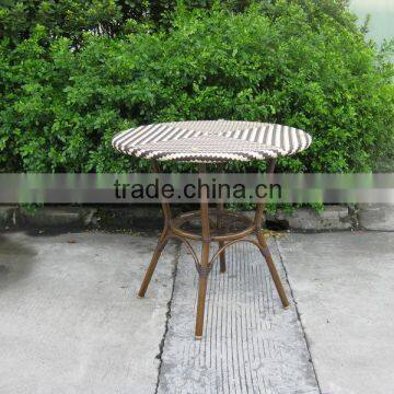 2015 good quality outdoor furniture round rattan tables