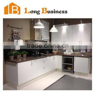 LB-JL1242 Cambodia Project Modern Lacquer Hotel Furniture Commercial Kitchen Cabinets