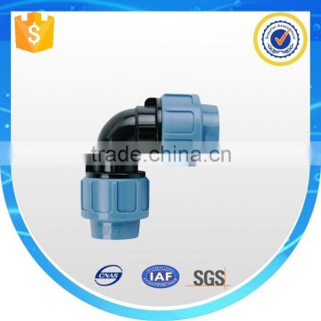 PP 90deg Elbow Compression Tube Fittings